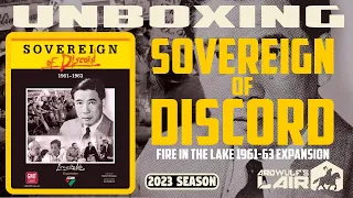 Unboxing | Sovereign of Discord (Fire in the Lake Expansion, GMT 2023)