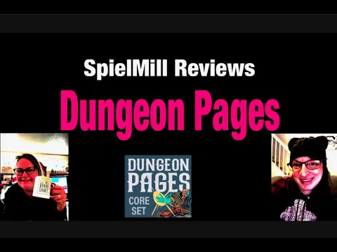 SpielMill Reviews Dungeon Pages - A Print and Play Roll & Write Dungeon Crawl Board Game