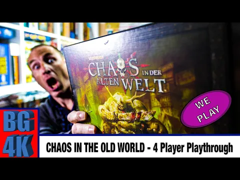 Chaos In The Old World - Boardgames 4K 4 Player Live Playthrough