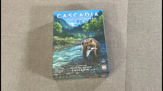 The Discriminating Gamer: Cascadia: Rolling Rivers unboxing with Ray