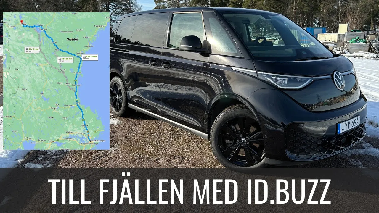 ÅREliga resan till Åre på sportlovet med VW ID.Buzz - Dag 1 | Elbilsmagasinet