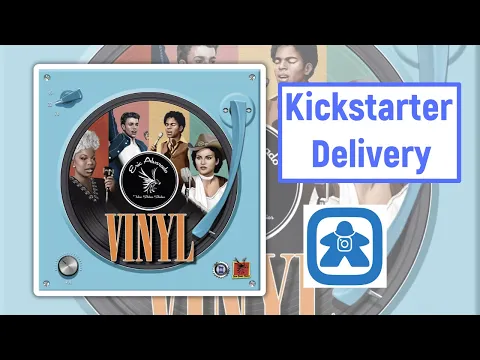 Vinyl Kickstarter just arrived, see what is in the box!
