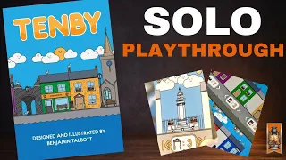 Tenby — Solo Playthrough | Seaside Town Building Card Game