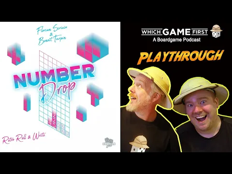 Number Drop playthrough by Which Game First: A Board Game Podcast
