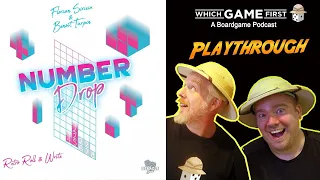 Number Drop playthrough by Which Game First: A Board Game Podcast