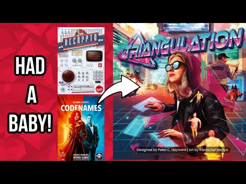 Triangulation Board Game Review - Codenames & Decrypto Had a Baby!