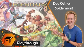Legendary: A Marvel Deck Building Game (Second Edition) | Doc Ock vs. Spiderman! | Playthrough