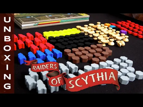 Unboxing and Displaying Raiders of Scythia Components (Time Lapse)