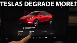 Tesla Model Y LR degradation test after 155k km