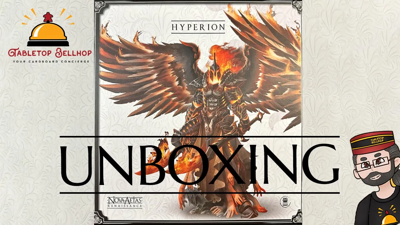 Unboxing Nova Aetas Renaissance Hyperion Expansion (or Black Rose Wars) from Ludus Magnus Studio