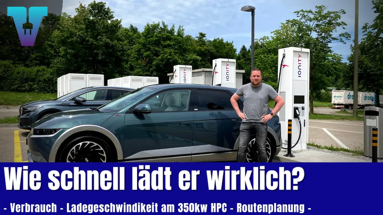 Ladeleistung im Hyundai Ioniq 5 - unter 20min auf 80% wirklich? [Deutsch 4K] | Vision E Drive #114