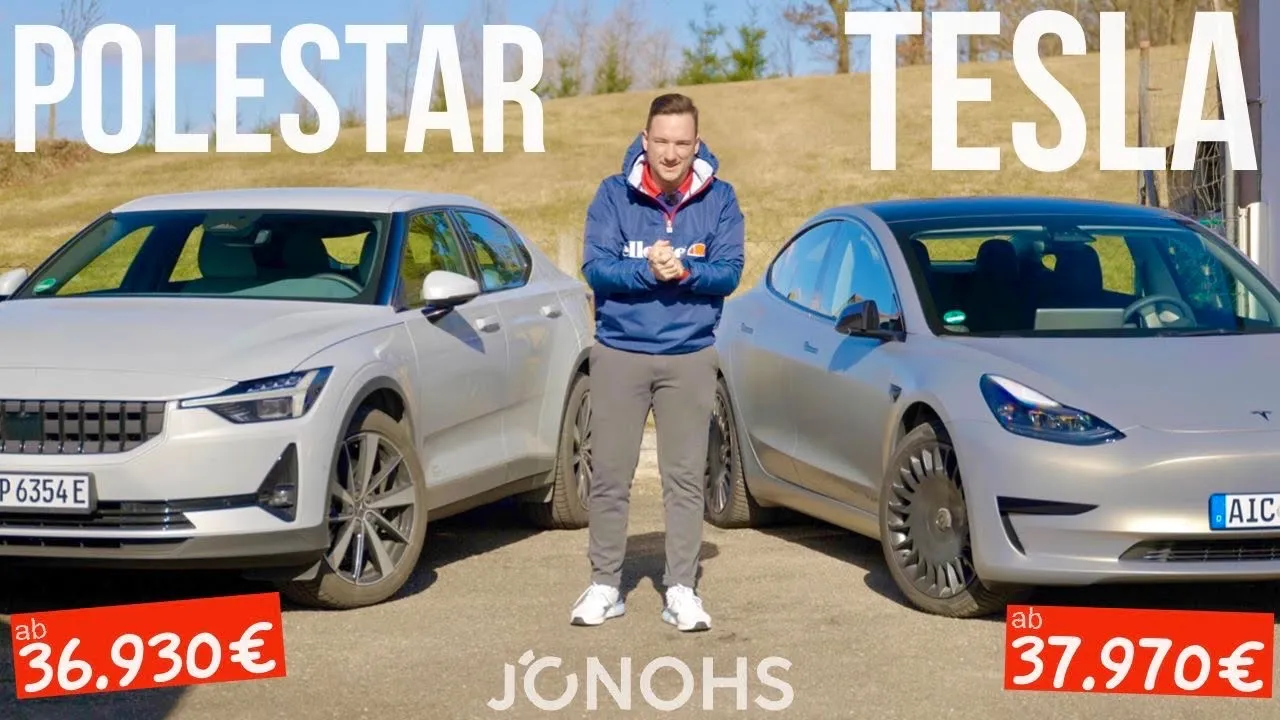 Tesla Model 3 oder Polestar 2 2022 - Vergleich der Single Motoren: wer gewinnt in der Basis?