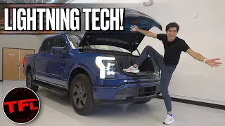 Better Than a Tesla? I Check Out All The New & Innovative TECH in the Ford F-150 Lightning!