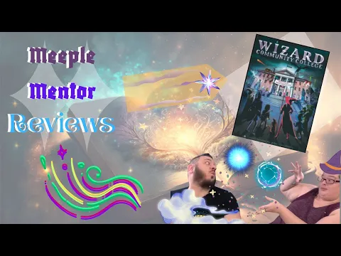 Magical Mayhem! Wizard Community College Review! Meeple Mentor