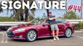 This Is One Of The First Produced Tesla Model S