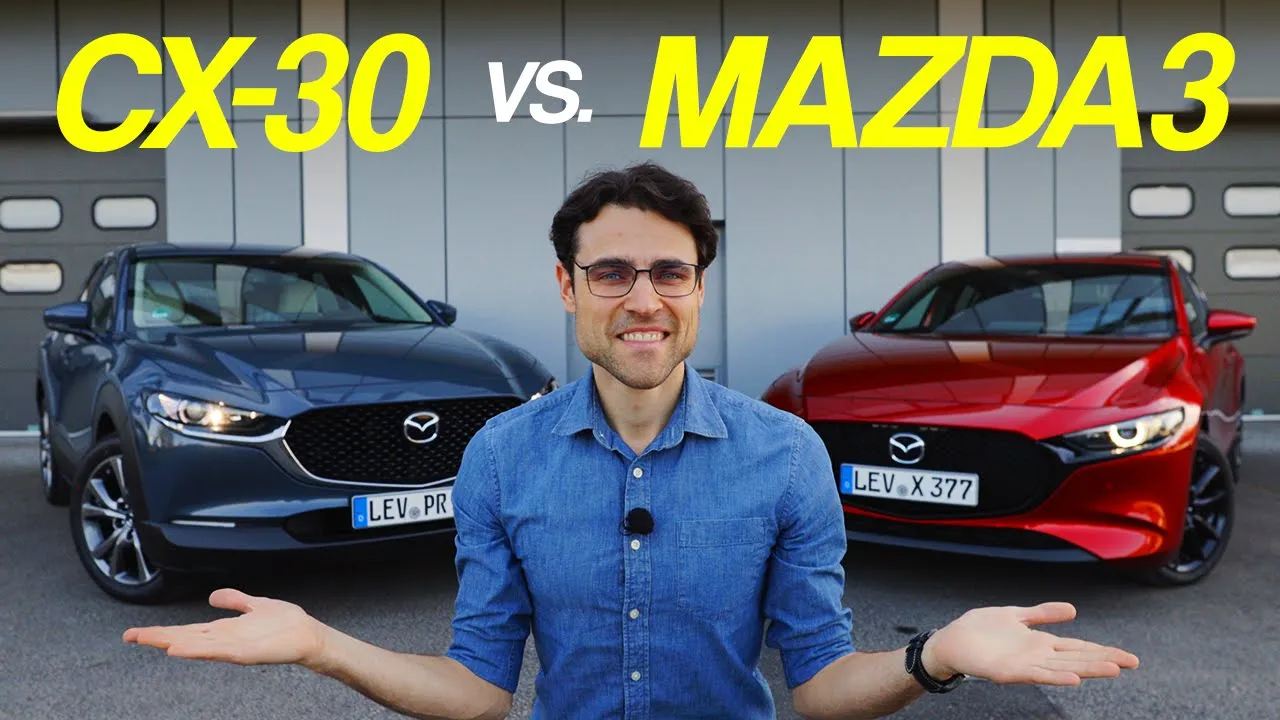 Mazda 3 vs CX-30 comparison review - hatch or SUV? Skyactiv-X inside!