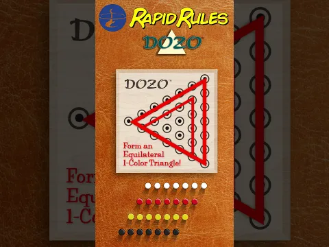 How to play Dozo - classic game from the Alexander Randolph collection.