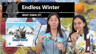 Endless Winter ~ verrrry clever card play & very OK other stuff | Board Game Review