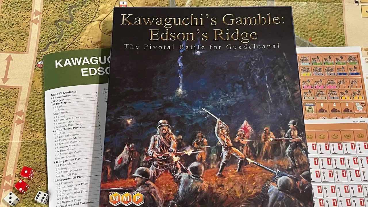 Kawaguchi's Gamble: Edson's Ridge (MMP) - Unboxing and Area-Impulse Introduction