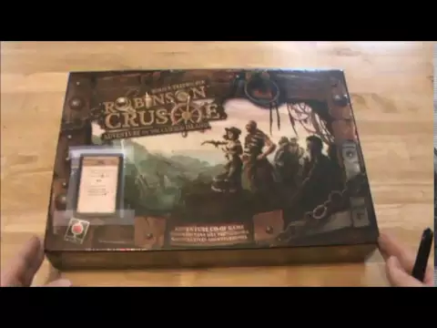 Unboxing Robinson Crusoe - Adventure on Cursed Island