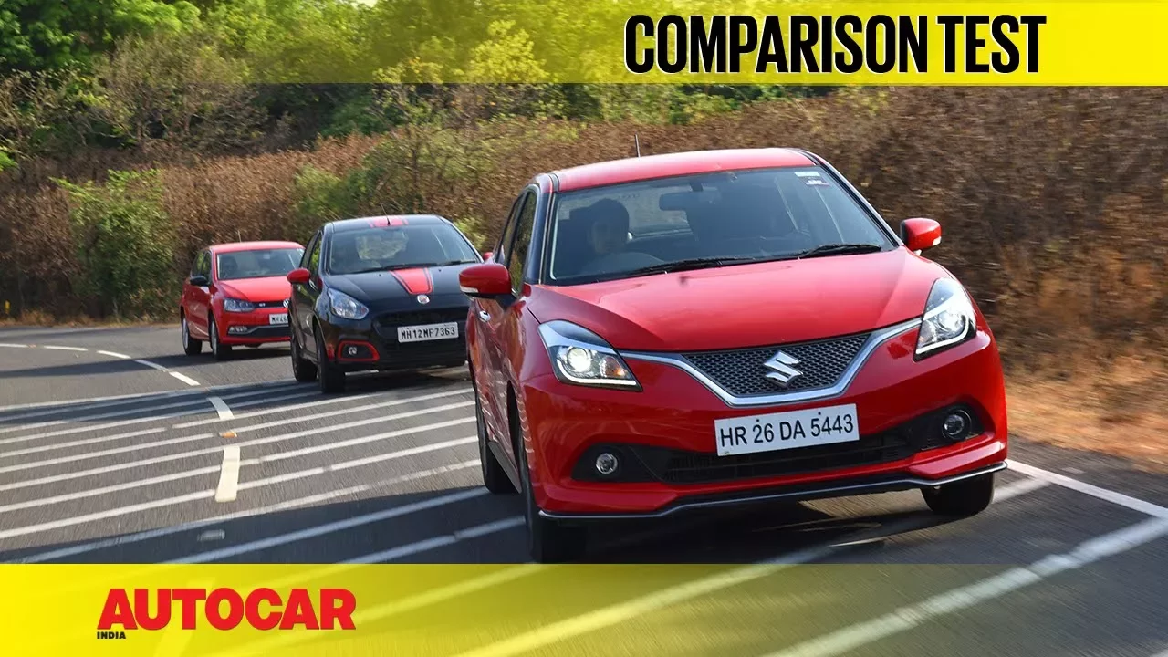 Maruti Baleno RS vs Fiat Abarth Punto vs VW Polo GT TSI | Comparison Test | Autocar India