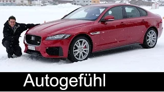 Jaguar XF S V6 AWD 380hp FULL REVIEW test driven 2017 all-new neu Allrad