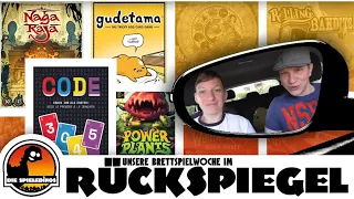 Unsere Brettspielwoche im Rückspiegel #30 Naga Raja / Power Plants / Gudetama / Code uvm.