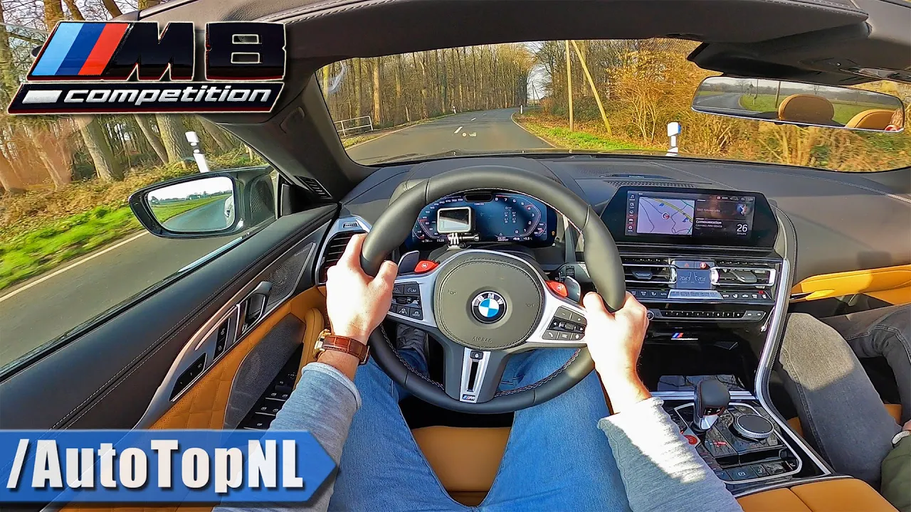 BMW M8 COMPETITION Convertible POV Test Drive by AutoTopNL