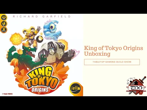 King of Tokyo Origins Board Game Unboxing