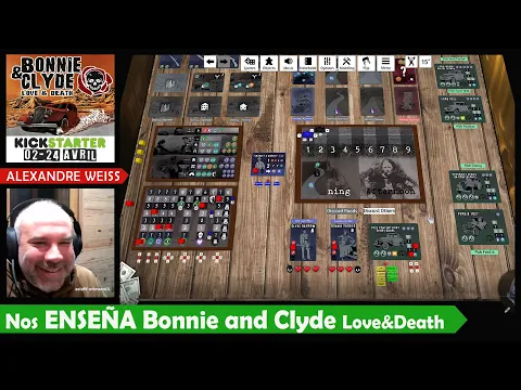 Explicación del juego BONNIE and CLYDE Love & Death (Prototipo) | YEAST GAMES || Aventureros Lúdicos