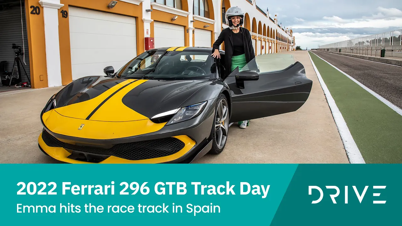 2022 Ferrari 296 GTB Track Day | Emma Hits The Race Track In Spain | Drive.com.au