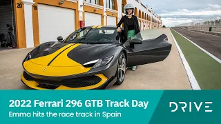 2022 Ferrari 296 GTB Track Day | Emma Hits The Race Track In Spain | Drive.com.au