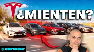 ¿TESLA O MERCEDES? ¿CUÁL ES LA AUTONOMÍA REAL DE LOS COCHES ELÉCTRICOS MÁS EFICIENTES EN CARRETERA?