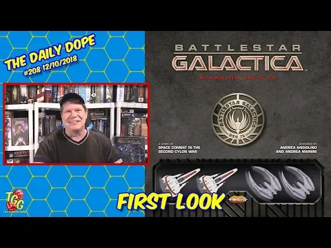 Battlestar Galactica Starship Battles - Unboxing and First Look on The Daily Dope #208