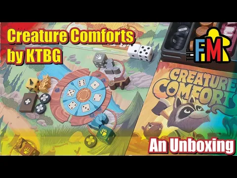 Unboxing of Deluxe Kickstarter Creature Comforts