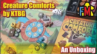 Unboxing of Deluxe Kickstarter Creature Comforts