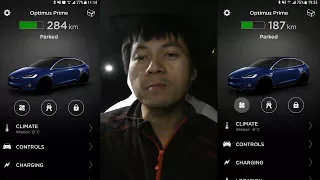 Parked Model X lost 100 km after 6 days