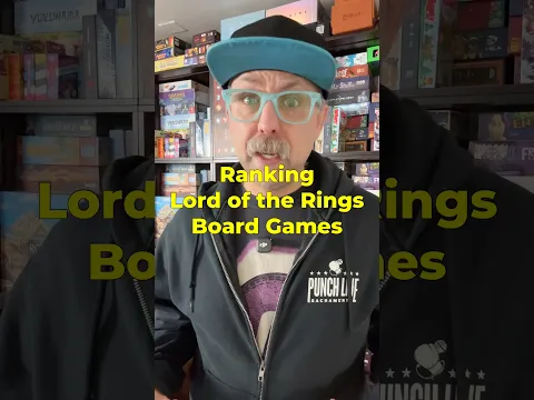 Ranking Lord of the Rings Board Games! #boardgames #tabletopgames #lordoftherings #tolkien