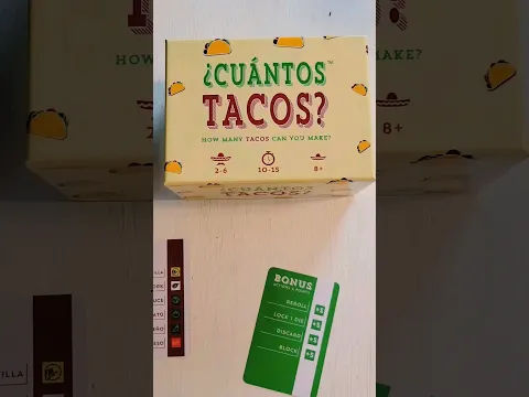 It's #tacotuesday let's learn how to play ¿Cuantos Tacos? #boardgame #tacotuesday #learn #howto #bgg