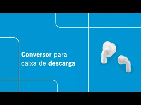 Conversor Caixa de Descarga para Caixa Acoplada Branco Astra