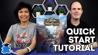 Canals of Windcrest - Start Playing in 12 minutes - A Board Game How to Play, Quick Start Tutorial