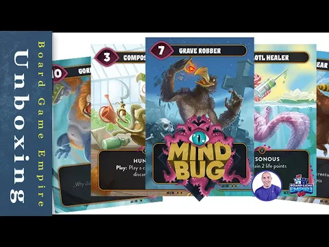 Mindbug First Contact & New Creations Expansion Unboxing - Nerdlab Games