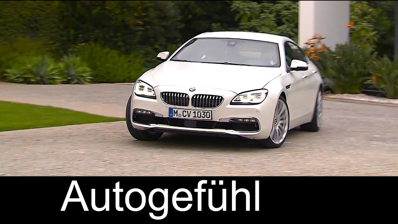 2015/2016 BMW 6 Series Gran Coupé Facelift Driving Exterior Interior - Autogefühl