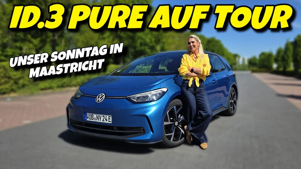 VW ID.3 Pure Shopping Trip nach Maastricht. Sonntagsausflug  #elektroauto