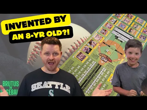 An 8-Yr Old Invented This Baseball Board Game - It Actually Uses Your Baseball Cards!!