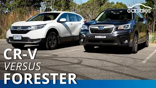 2019 Honda CR-V v Subaru Forester Comparison | carsales