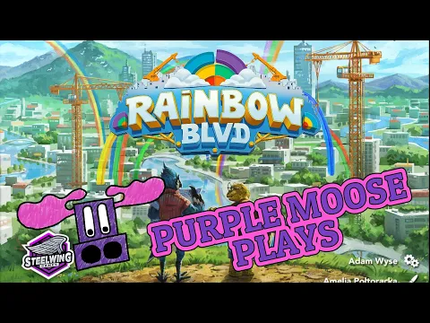 Purple Moose Plays...Rainbow Blvd (solo) - Kickstarter Preview