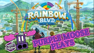 Purple Moose Plays...Rainbow Blvd (solo) - Kickstarter Preview