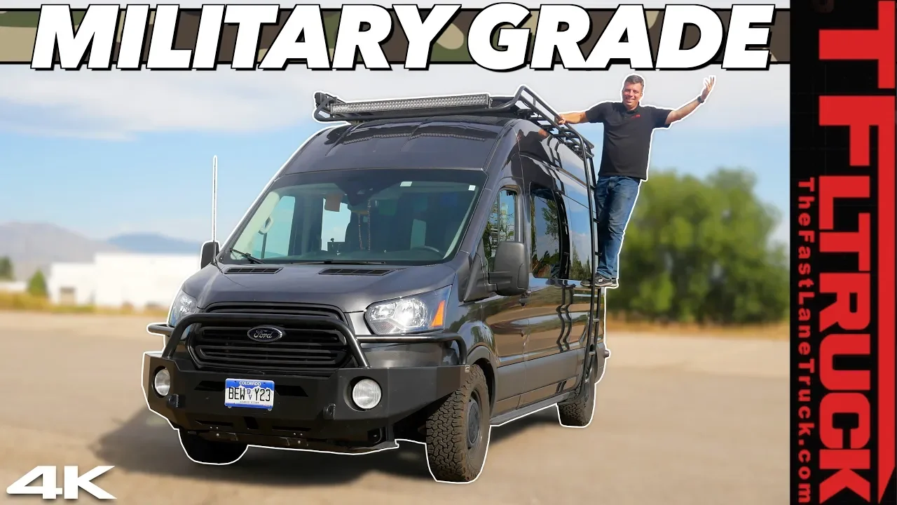 How Do You Make a Boring Ford Transit Van Desirable? You Start With a Ladder!