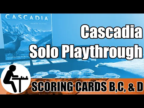 Cascadia Solo Playthrough: Scoring Cards B, C, & D